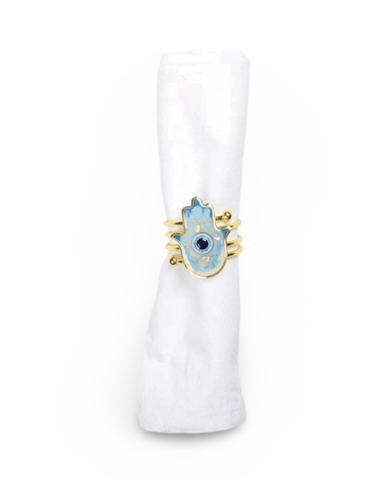 Hamsa Fatina Napkin Ring