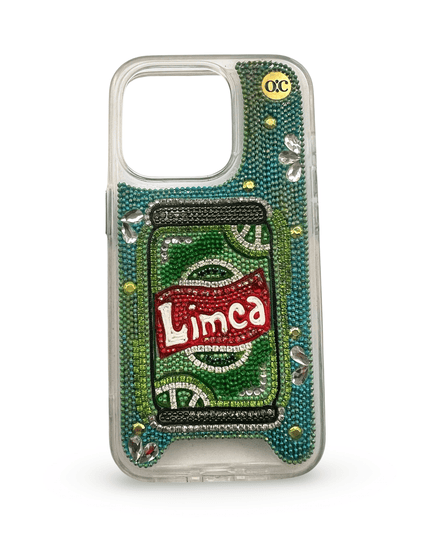 Embellished Iphone 14/15 Pro Phone Case Accessory Limca Green