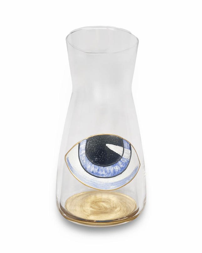 Hand Painted Evil Eye Nazar Water Carafe Jug