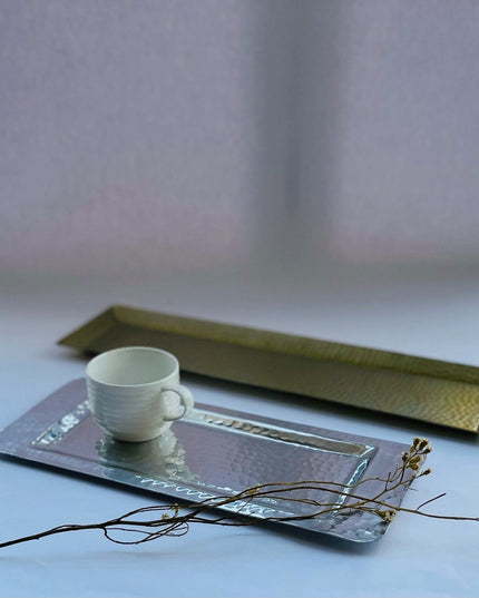 Hammered Gold & Silver Trays