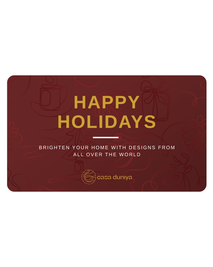 Casa Duniya Red Holiday E-Gift Card