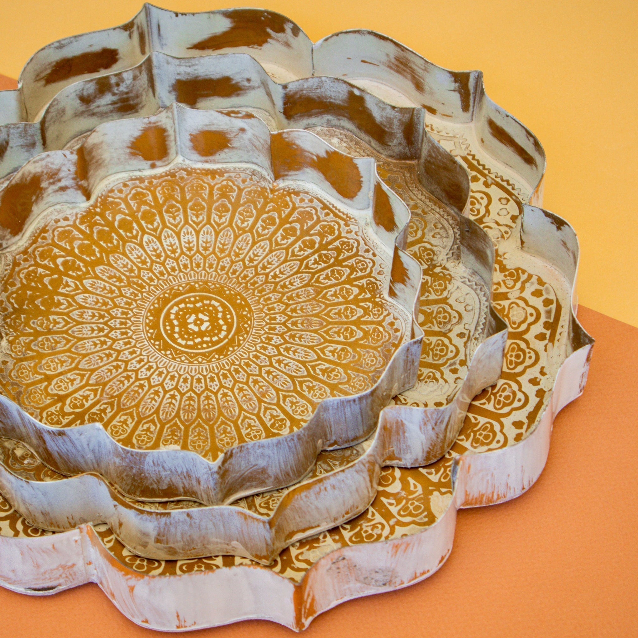 Casa Duniya Diwali decorations Hong Kong - Mumtaz Trays Set for spectacular festival celebrations