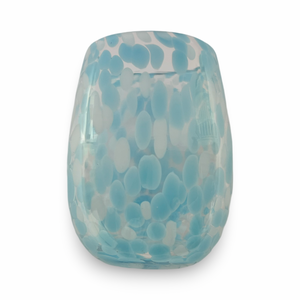 Light Blue Blown Glass Water Glass Tumbler Cup