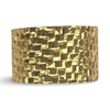 Gold Weave Pattern Napkin Ring