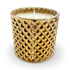 Gold GeoCut Candle 