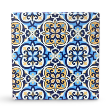 Load image into Gallery viewer, Blue White Mosaic Tile Portuguese Coaster
