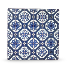 Load image into Gallery viewer, Blue White Mosaic Tile Portuguese Coaster
