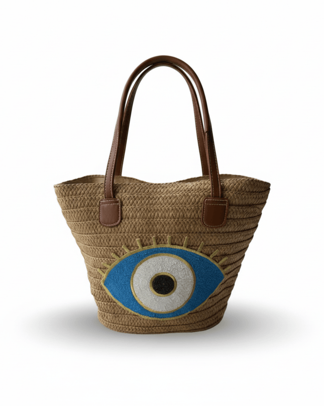 Aliza Evil Eye Beach Bag
