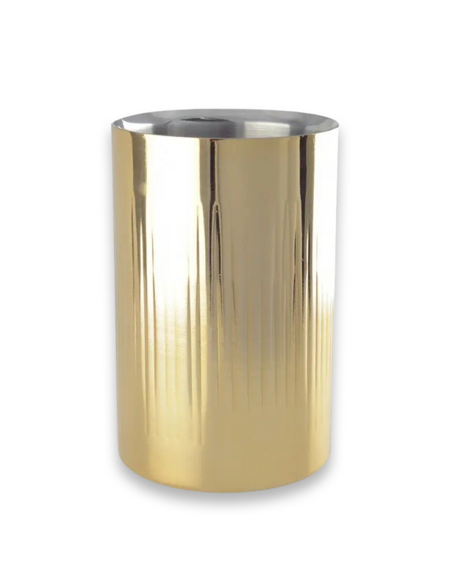 Brushed Gold Wine Cooler
