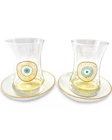 Hand-Painted Evil Eye Teacups