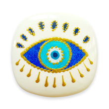 Load image into Gallery viewer, Hand painted Evil Eye Nazar Candle with Cover
