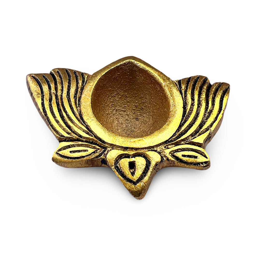 Gold Metal Diya Holder