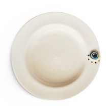 Load image into Gallery viewer, Hand painted evil eye dessert plate
