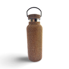 Load image into Gallery viewer, Rhinestone Gold Water Bottle
