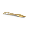 Brushed Gold Stainles Steel Gruyere Cheese Knife