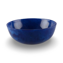 Load image into Gallery viewer, Blue Resin Salad Bowl
