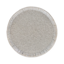 Load image into Gallery viewer, Silver  Beaded Round Placemat
