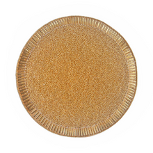 Load image into Gallery viewer, Gold  Beaded Round Placemat
