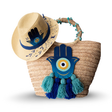 Load image into Gallery viewer, Paphos Beach Bag and Hat Set
