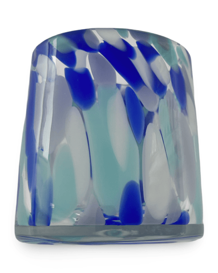 Blown Glass Blue Water Glass Tumbler Cup