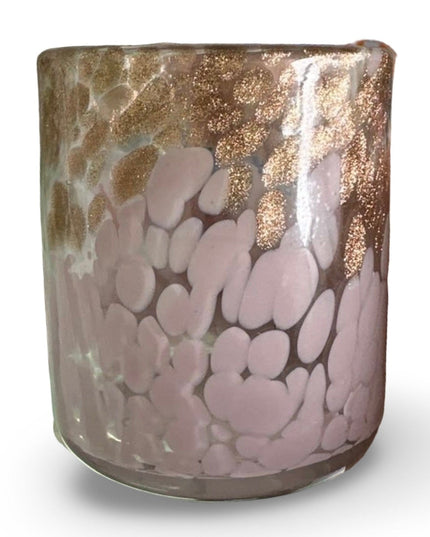 Casa Duniya Blown Glass Water Glasses Pink Chiara Water Glass