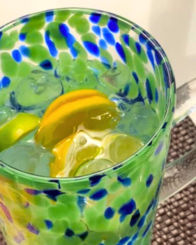 Casa Duniya Blown Glass Water Jugs Vittoria Water Jug