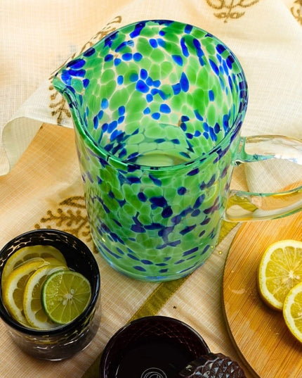 Casa Duniya Blown Glass Water Jugs Vittoria Water Jug