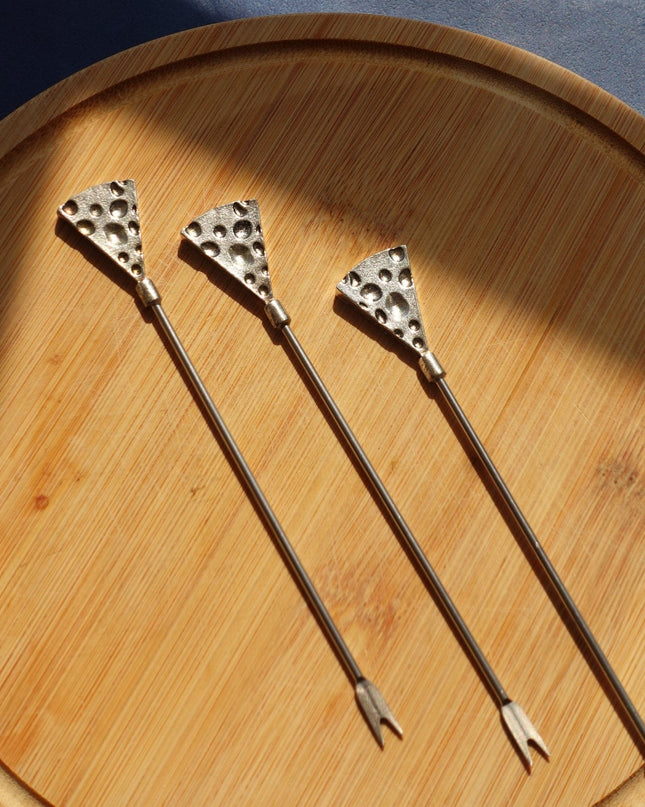 Casa Duniya Cheese Knife Chameli Appetizer Picks (set of 6)