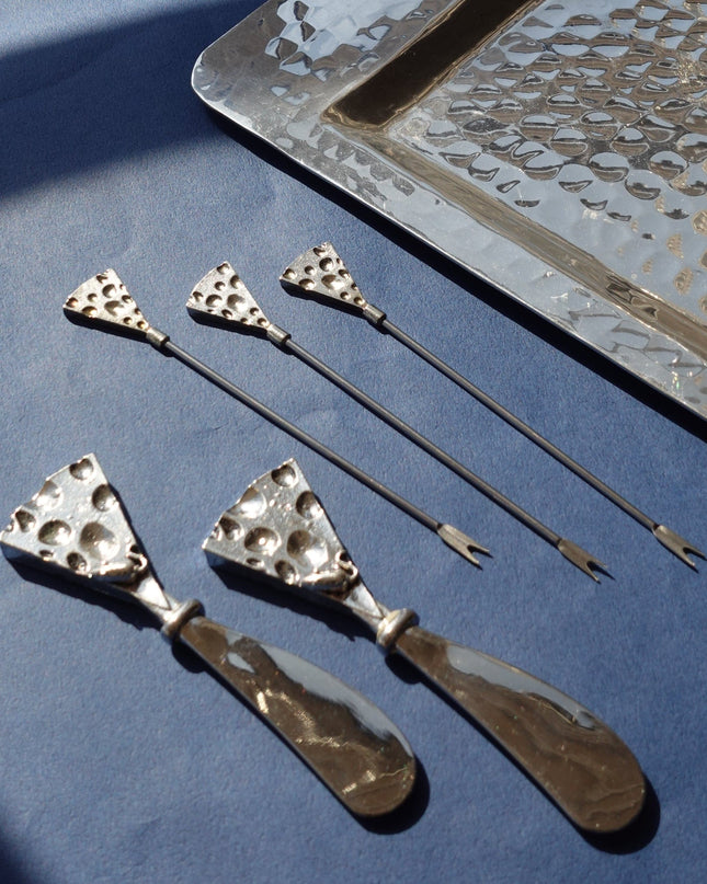 Casa Duniya Cheese Knife Chameli Cheese Spreader (set of 2)