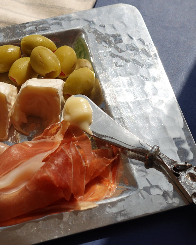 Casa Duniya Decorative Silver Trays Chameli Tray