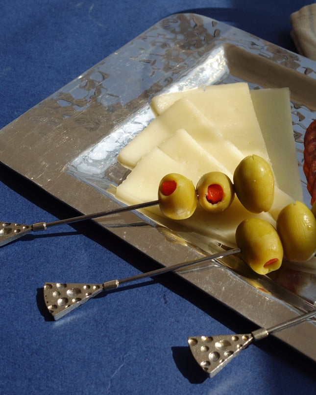 Casa Duniya Decorative Silver Trays Chameli Tray