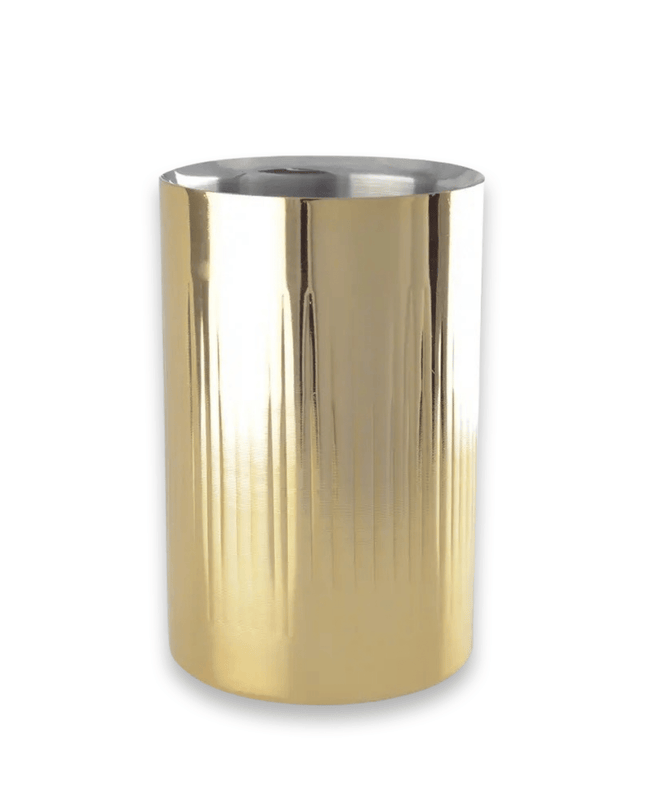 Brushed Gold Wine Cooler