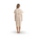 Casa Duniya Embroidered Cotton Beach Cover-Ups Lotus Beige Soleil Dress
