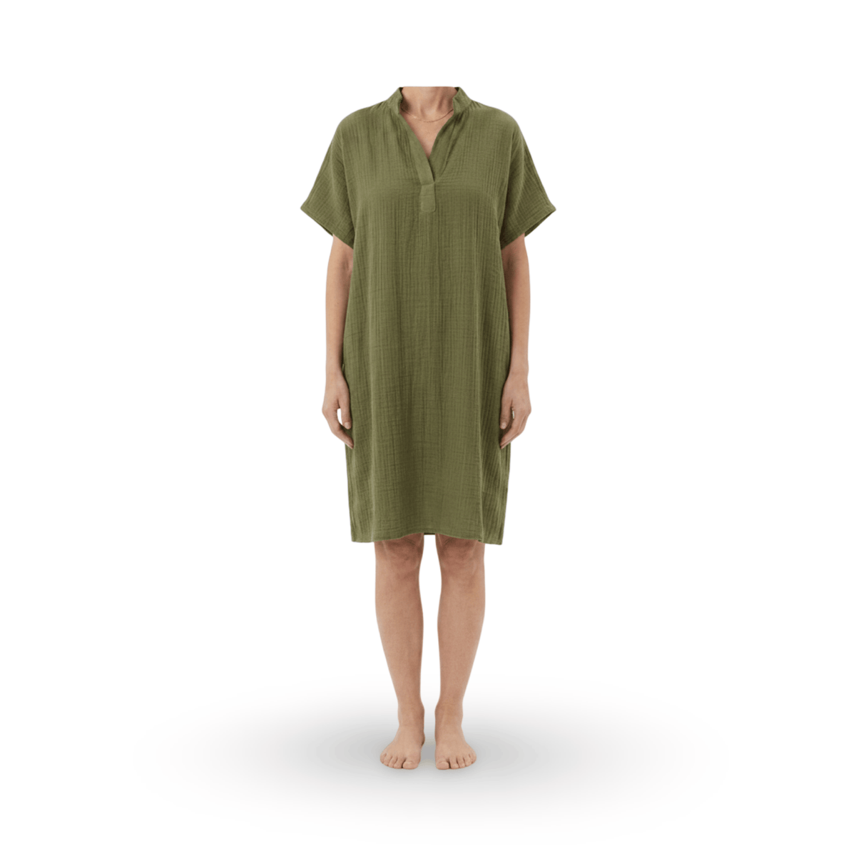 Olive Green Soleil Dress | Embroidered Cover-Up HK | Casa Duniya Hamsa Olive Green Soleil Dress | Embroidered Cover-Up HK | Casa Duniya Hamsa
