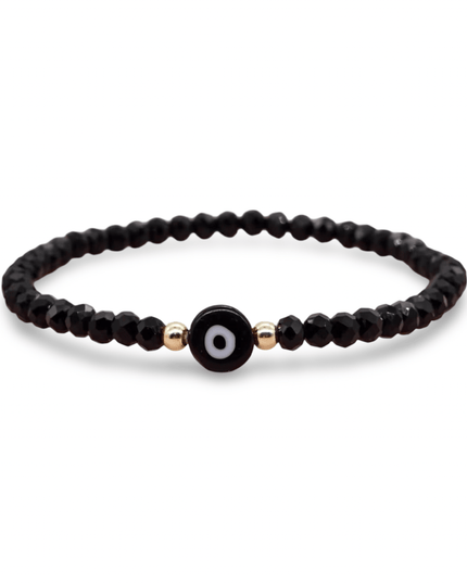 Casa Duniya Evil Eye Beaded Adjustable Bracelets Black Celestial Eye Rakhi