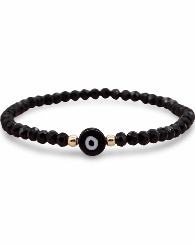 Casa Duniya Evil Eye Beaded Adjustable Bracelets Black Celestial Eye Rakhi