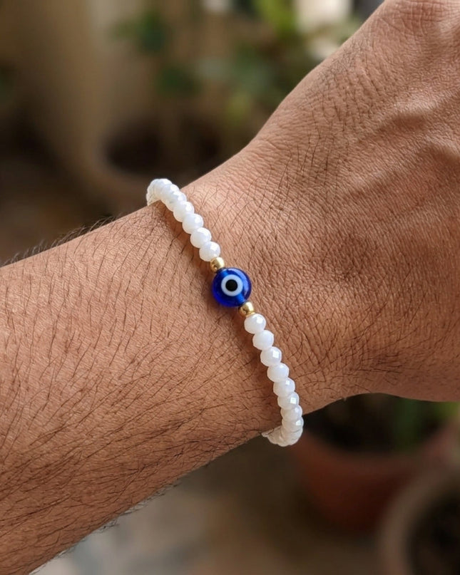 Casa Duniya Evil Eye Beaded Adjustable Bracelets Celestial Eye Rakhi