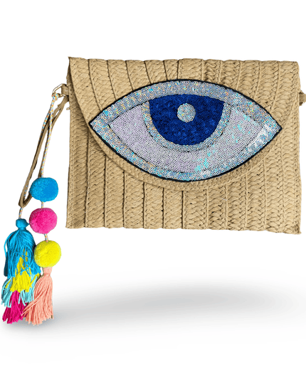 Casa Duniya Evil Eye Clutch Dinah Clutch