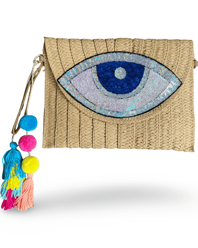 Casa Duniya Evil Eye Clutch Dinah Clutch