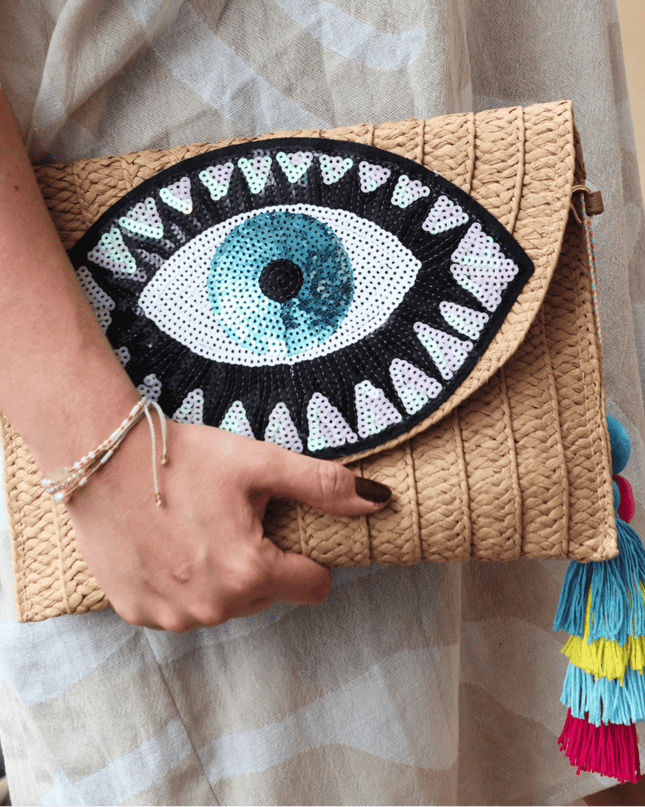 Casa Duniya Evil Eye Clutch Esther Clutch