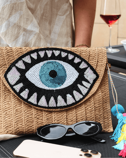 Casa Duniya Evil Eye Clutch Esther Clutch