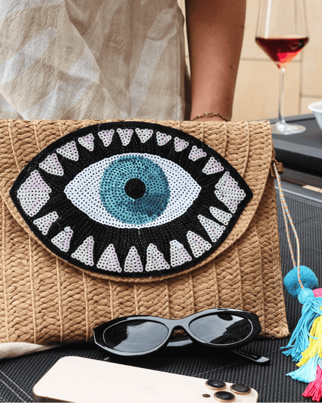 Casa Duniya Evil Eye Clutch Esther Clutch