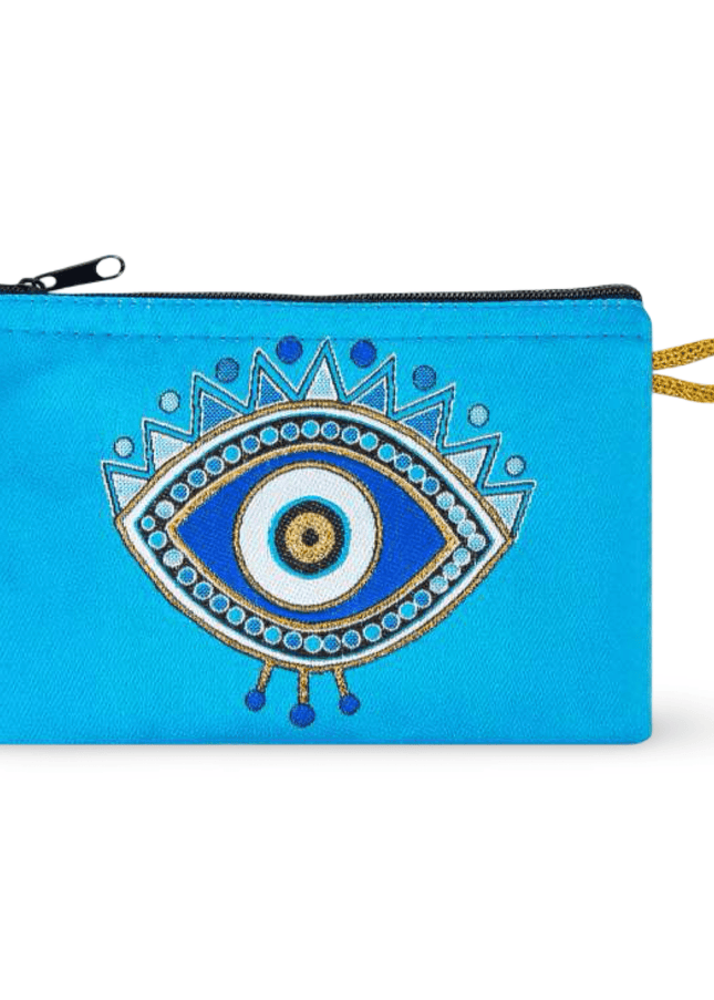 Casa Duniya Evil Eye Cosmetic & Toiletry Bags Single Eye Sofia Cosmetic Pouch