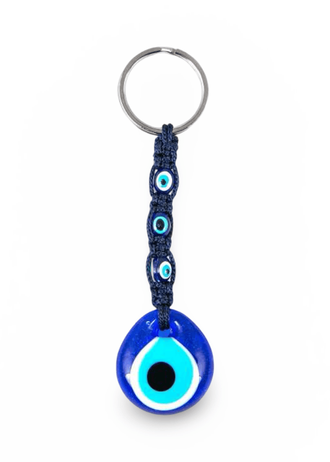 Casa Duniya Evil Eye Decorative Keychain Navy Zara Turkish Evil Eye Keychain