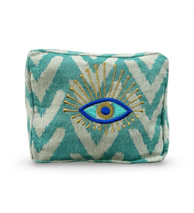 Teal Ohana Cosmetic Pouch