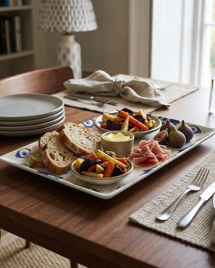 Karima Rectangular Serving Platter