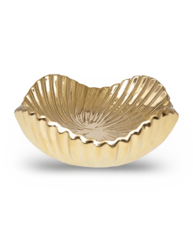 Casa Duniya Gold Ceramic Bowl Kiran Gold Bowl