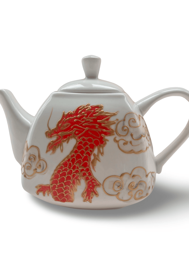 Casa Duniya Hand-Painted Ceramic Teapot Lina Teapot