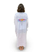 White with Dragonfly