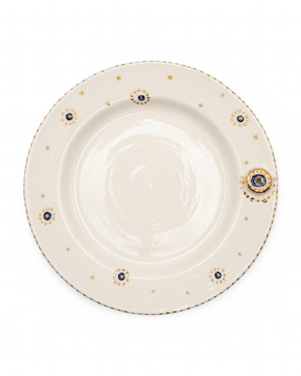Tala dessert plates in use outdoors on a wooden table with a dessert on each plate